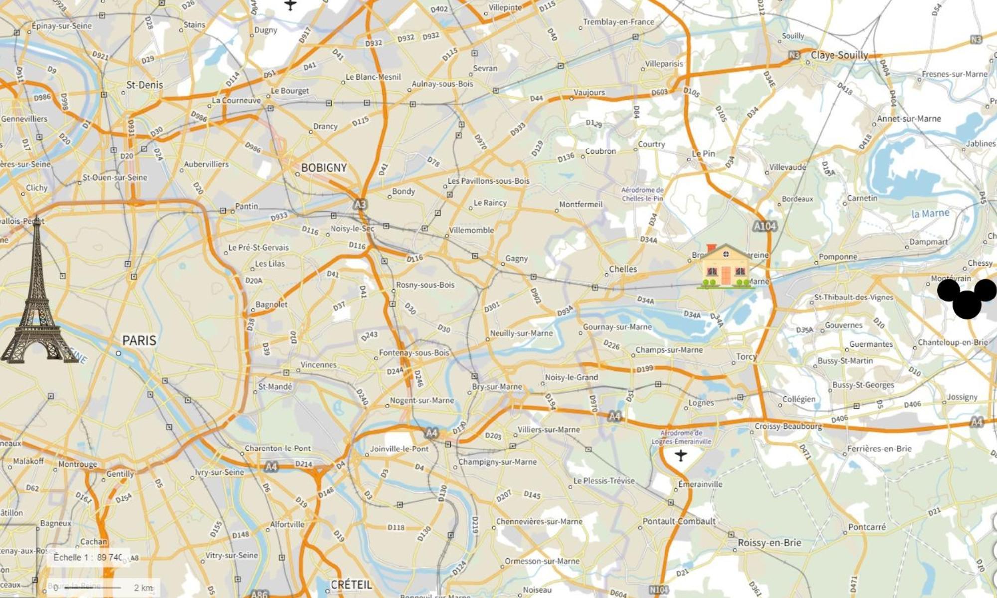 Calme Absolu, Terrasse Et Parking Entre Paris Et Disney Vaires-sur-Marne 外观 照片
